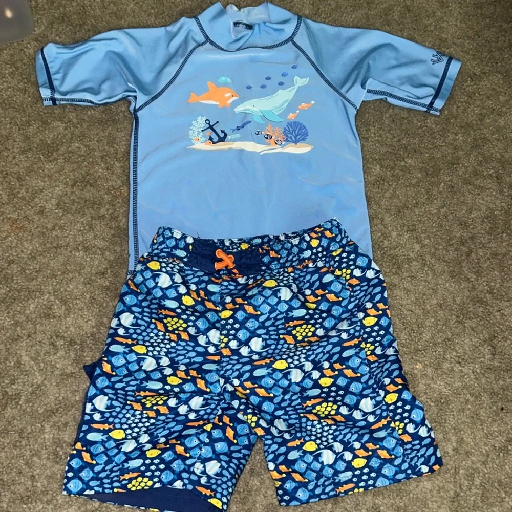 Gently used Kids water outfit size 4T UVSKINZ - Picture 1 of 3